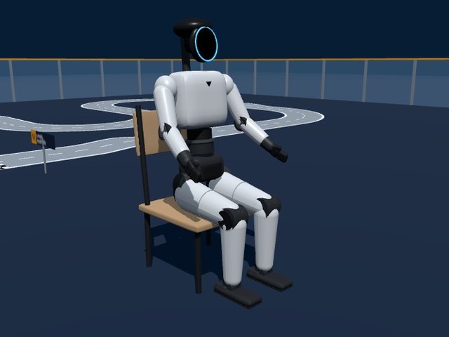 Unitree G1 humanoid waving with its right arm